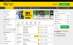 Página con todos los mercados deportivos disponibles en Interwetten.