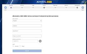 Sitio de promociones para apuestas deportivas de AdmiralBet.